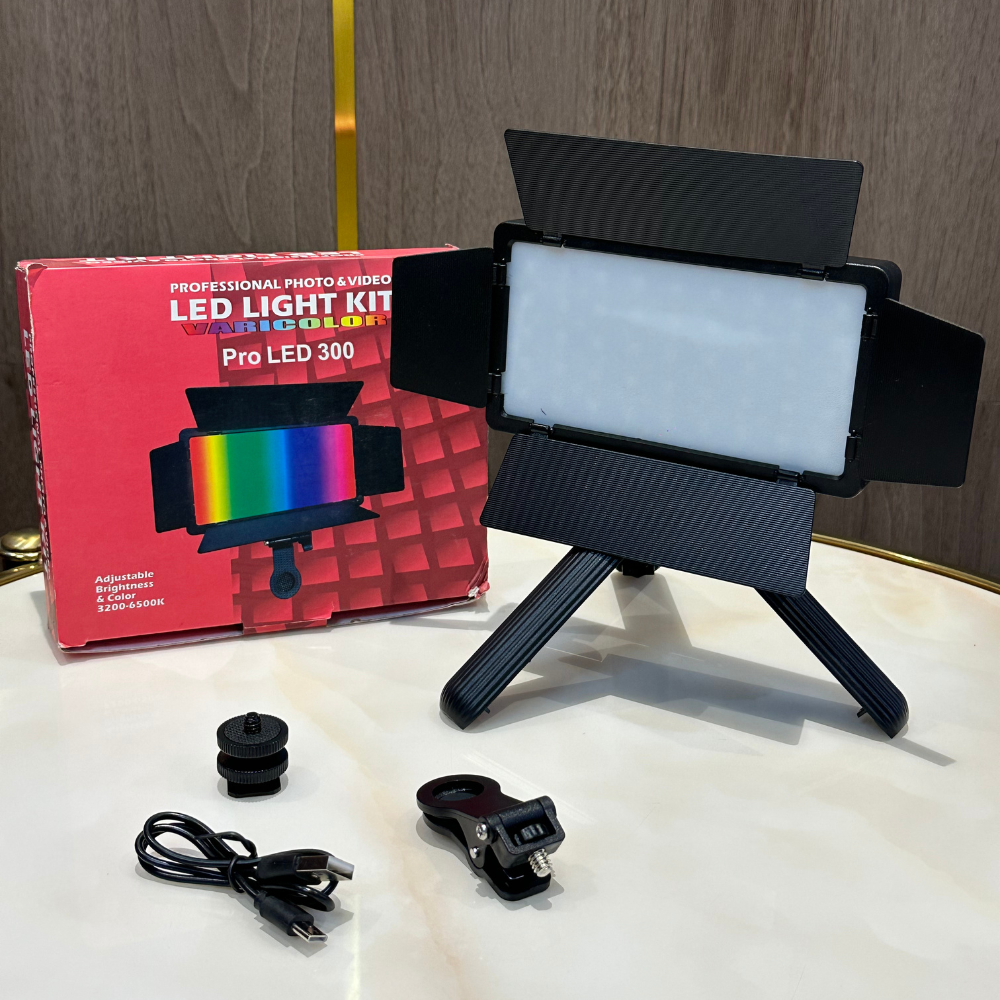 Pro LED 300 Varicolor – Professional Photo & Video LED Light Kit