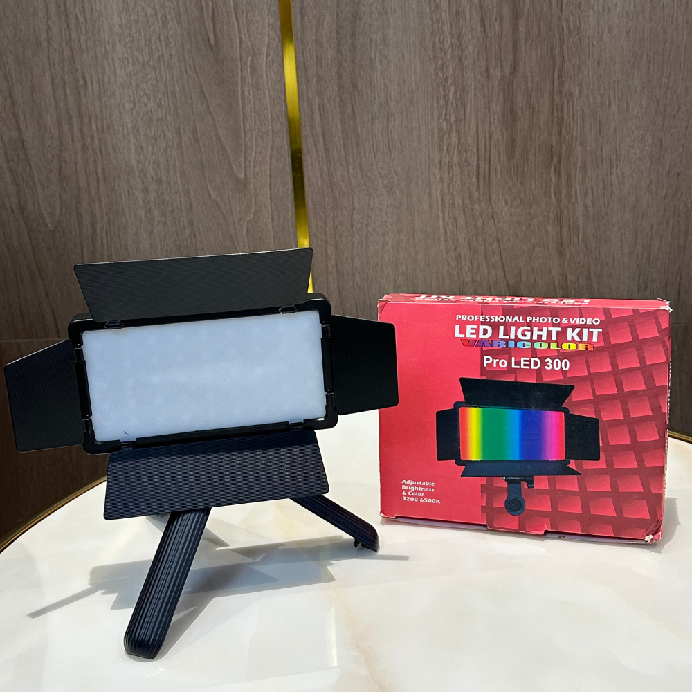 Pro LED 300 Varicolor – Professional Photo & Video LED Light Kit