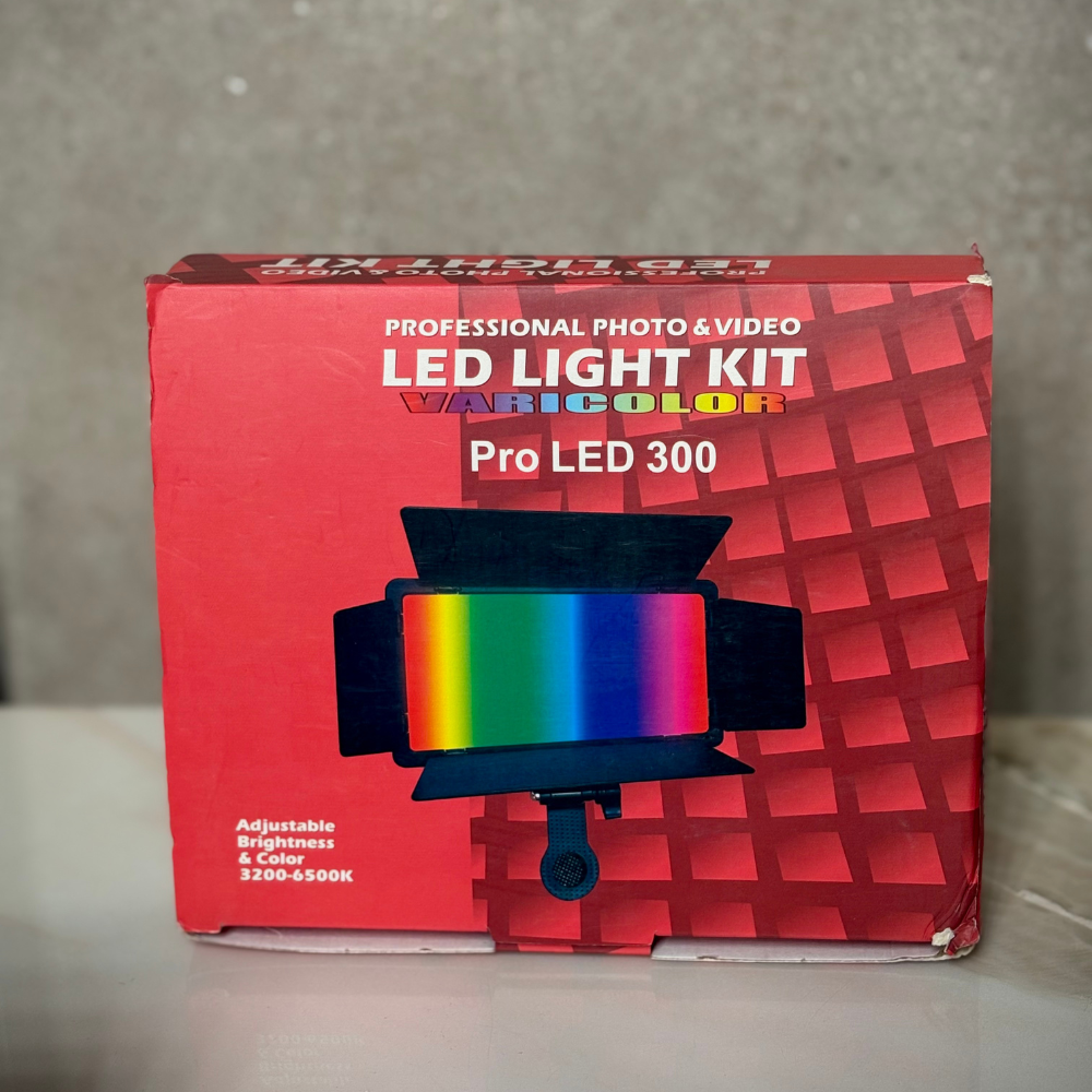 Pro LED 300 Varicolor – Professional Photo & Video LED Light Kit