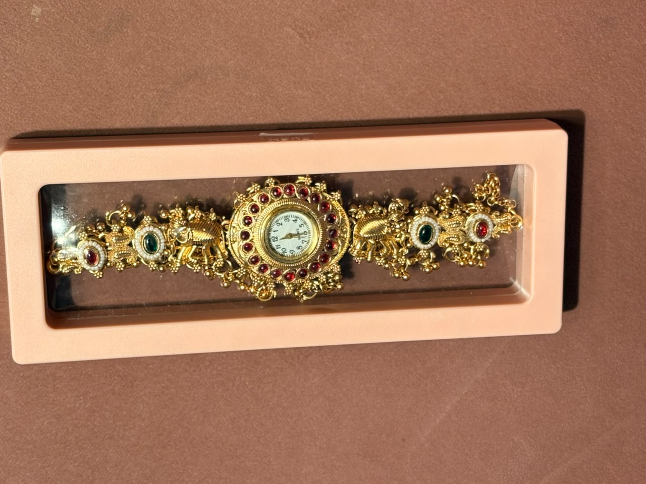 Gold-Tone Traditional Bracelet Watch