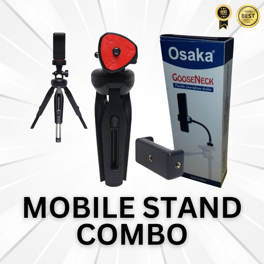 Gilary Portable Mobile Holder Combo - Black