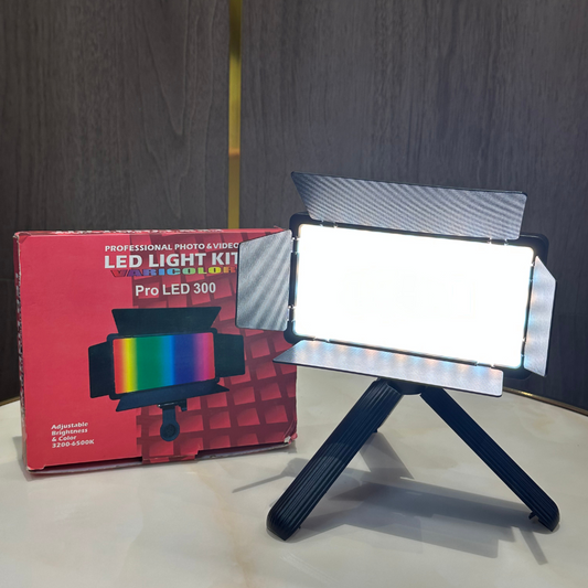 Pro LED 300 Varicolor – Professional Photo & Video LED Light Kit