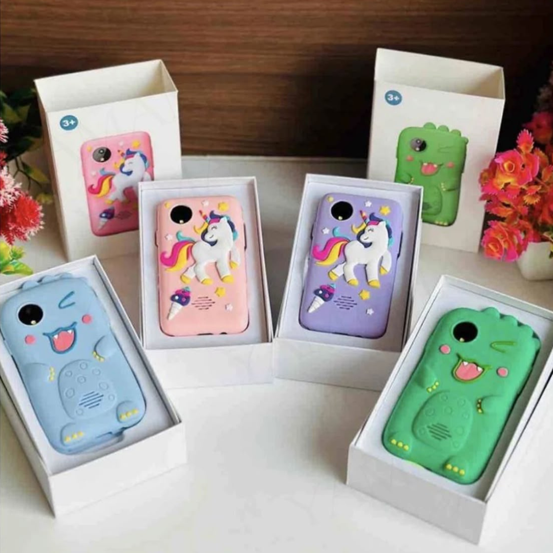 Digital Camera with Silicone Cartoon Case | Photos, Videos, Music & Games