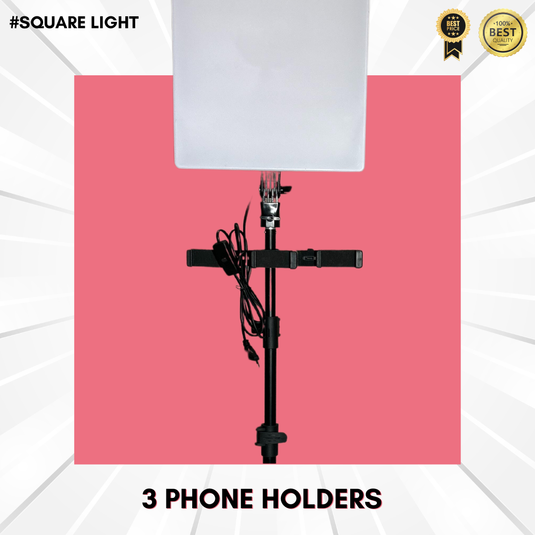 Combo Offer (Wireless Microphone + Square Light)