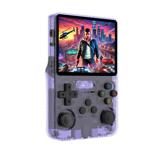 R36S Retro Portable Console – Purple (64GB)