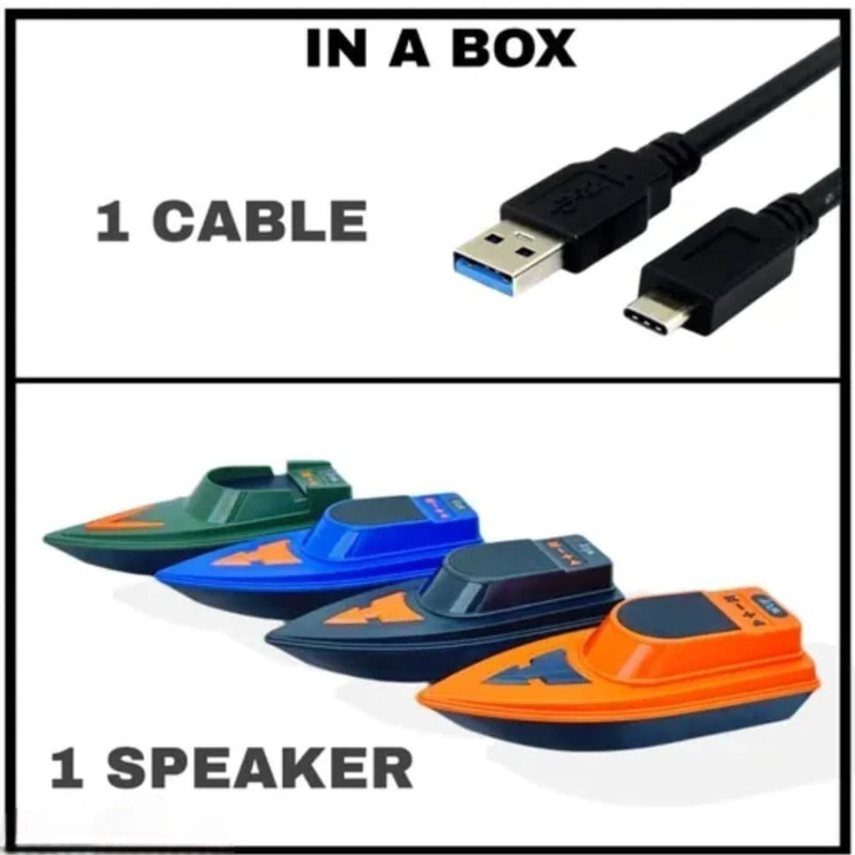 Boat-Shaped Wireless Bluetooth Speaker