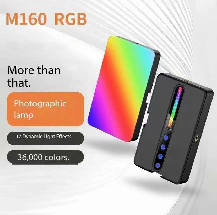 M160 Pocket Fill Light Color RGB Lights, 1800mAh Rechargeable