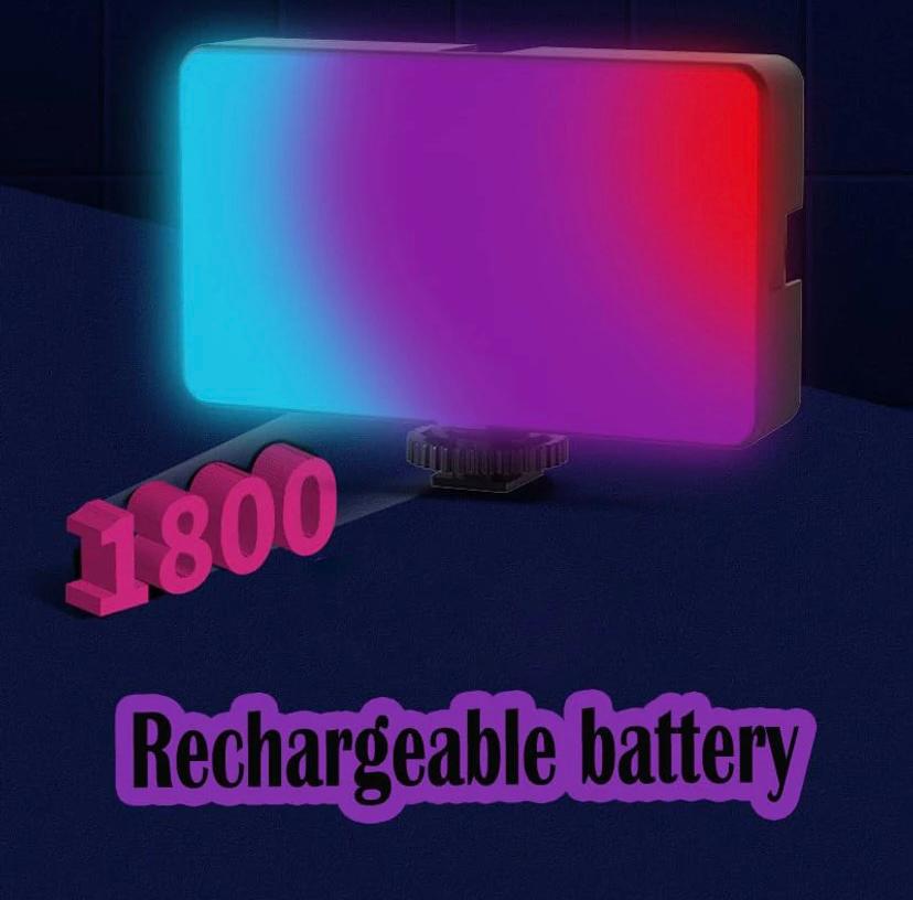 M160 Pocket Fill Light Color RGB Lights, 1800mAh Rechargeable