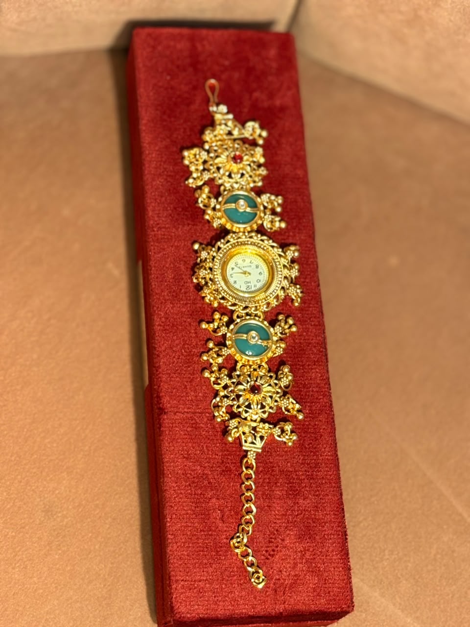 Gold-Tone Traditional Bracelet Watch