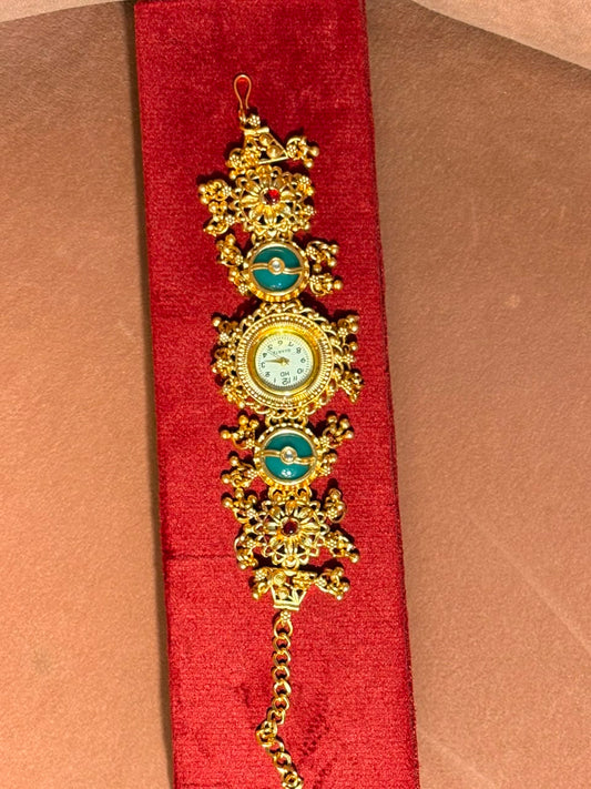 Gold-Tone Traditional Bracelet Watch