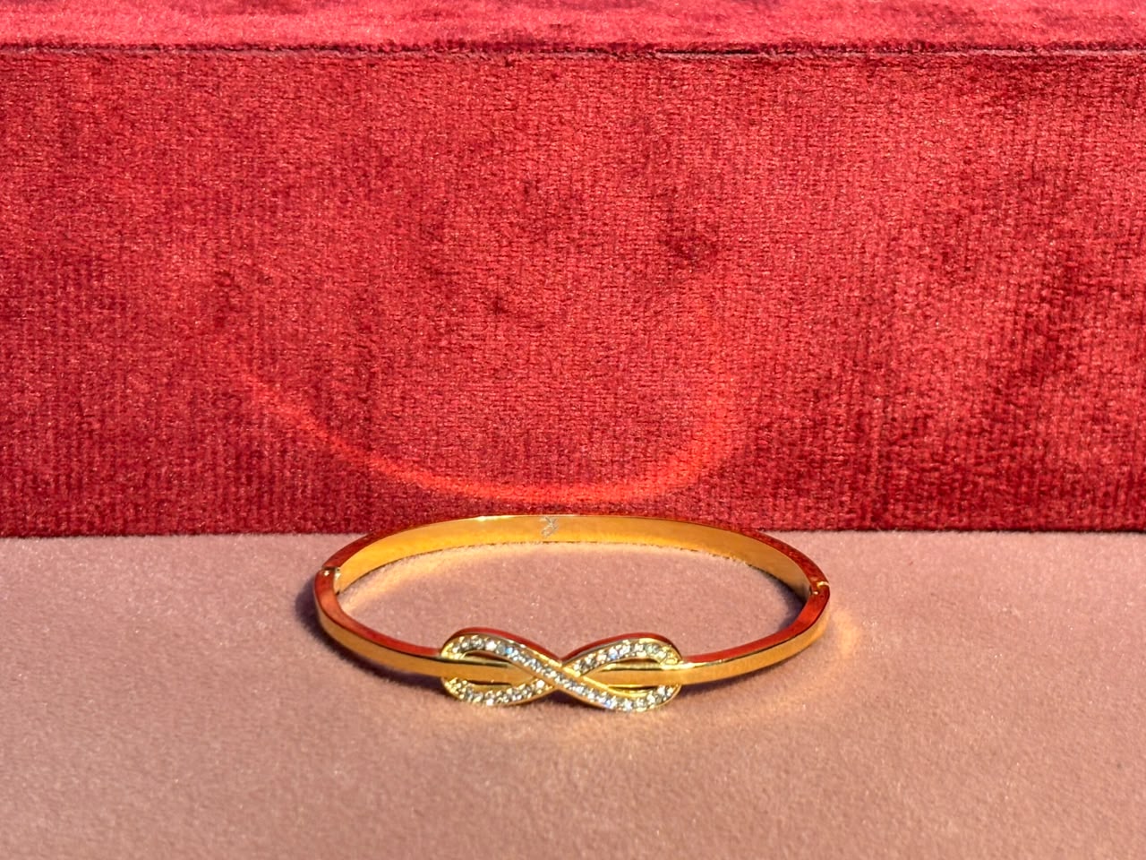 Gold-Tone Infinity Bangle