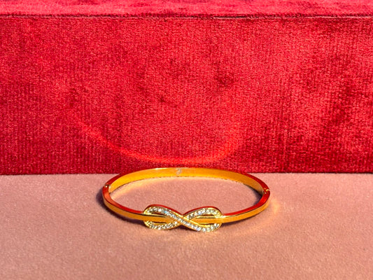 Gold-Tone Infinity Bangle