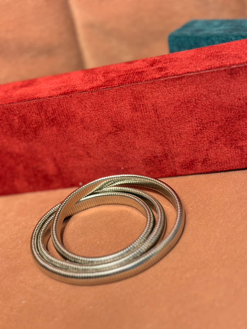 Silver-Tone Snake Chain Bracelet