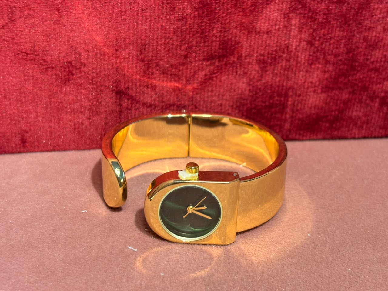 Gold-Tone Cuff Watch