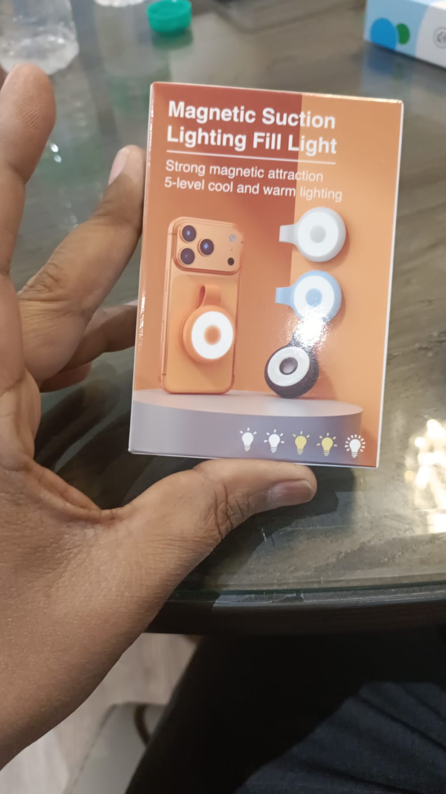 Magnetic LED Selfie Light – Mag-Safe Compatible Ring Light