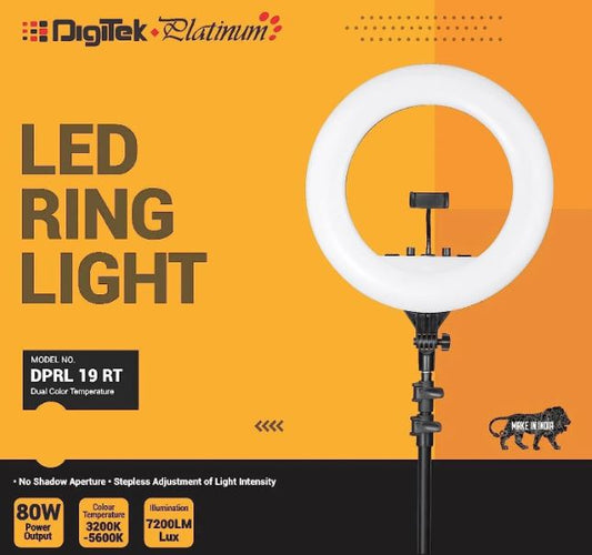 Digitek Platinum Professional LED Ring Light